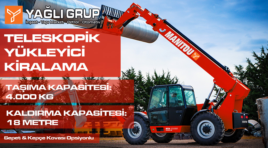 Karabük Manitou Kiralama | Teleskopik Forklift Hizmeti